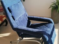 Rolf Benz Relax Sessel, Polstersessel Blau, mit Liegefunktion - Kottgeisering