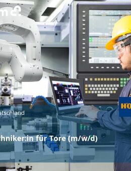 Servicetechniker:in für Tore (m/w/d) - Ingolstadt