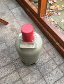 Leere Propangasflaschen 5 und 11 Kg Eigentumsflaschen gebraucht in 22309