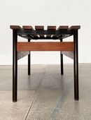 Mid Century Teak Blumenbank Lattenbank Bench Side Table 60er 70er in 22303