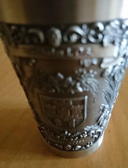 Zinnbecher – Weilheimer Becher - mit 3 Motiven - Wielenbach