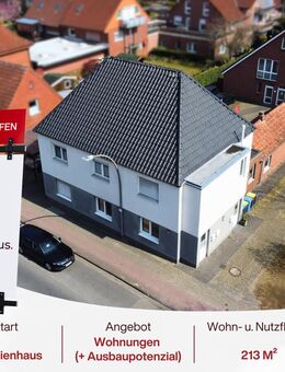 Wohnen und investieren - Zweifamilienhaus mit vorbereitetem Dachgeschoss - Lingen (Ems)