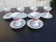 Heinrich Porzellan Pharisäer 6 Becher Tassen Asbach Uralt Rüdesheim Vintage zus. 10,- - Flensburg