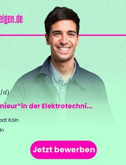 Ingenieur*in der Elektrotechnik (m/w/d) - Köln