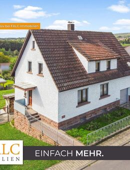Freistehendes 1-2 Familienhaus in ruhiger Wohnlage - Limbach (Baden-Württemberg)