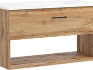 welltime Waschtisch Trento Light, 60cm, 80cm, 100cm, Keramik-Auflagebecken, 1 Auzug und 1 offenes Fach