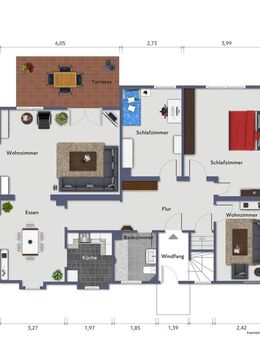 Kernsanierte Erdgeschosswohnung mit Gartenanteil und Terrasse in Sengenthal - Sengenthal