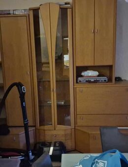 Verkaufe Wohnimmerschrank und 2 CD Regale mit Gebrauchspuren - Hannover