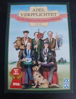 Adel verpflichtet, FX Schmid Spiel von Klaus Teuber, EAN 4004618712238, Spiel des Jahres 1990, Brettspiel ab 12 Jahren, 5,- - Flensburg
