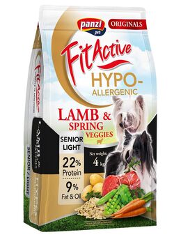 FitActive Originals Senior Hypoallergenic Lamm - 4 kg