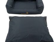 Set: Hundebett Sleepy Time mit Kissen + Vetbed® Isobed SL Hundedecke Paw - Set Größe L