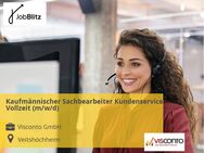 Kaufmännischer Sachbearbeiter Kundenservice Vollzeit (m/w/d) - Veitshöchheim