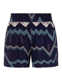 LASCANA Pyjamashorts mit grafischem Zick-Zack Muster