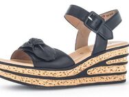 Gabor Keilsandalette, Keilabsatz, Sommerschuh, Riemchensandale mit schöner Zierschleife