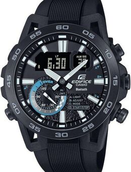 CASIO EDIFICE Smartwatch, Armbanduhr, Herrenuhr, Bluetooth, Stoppfunktion, Weltzeit, digital