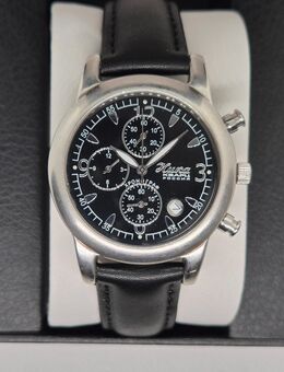 Nika Quarz Chronograph Armbanduhr 925 Silber russische Uhr - Ransbach-Baumbach Zentrum