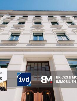 Denkmalgeschützte Erdgeschosswohnung mit Balkon zum ruhigen Innenhof - Leipzig