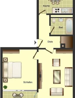 2-Zimmer-Wohnung in Ratingen West - Ratingen
