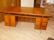 MID CENTURY STYLE - RIO PALISANDER SCHREIBTISCH - - Darmstadt Eberstadt