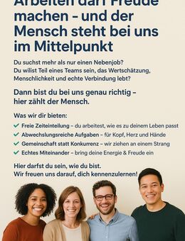 Werde Teil unseres Teams - Nebenjob mit Freunde - Hürth