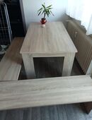 Neu Ikea Esszimmertisch 2 Bänken Massiv Eiche für die Familie in 85055
