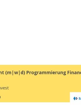 Werkstudent (m|w|d) Programmierung Finance - München