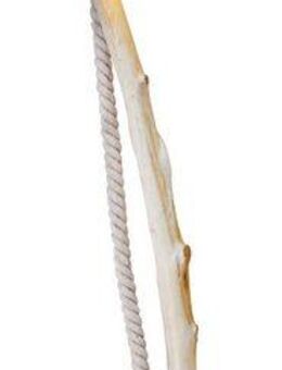 NOWA Stehlampe NERIDA, ohne Leuchtmittel, Stehleuchte, Holz, Hanf, Wohnzimmer, Schlafzimmer, Flur