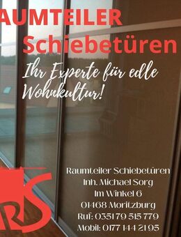 ❤️Räumliche Trennung ohne Anwalt aber mit Raumteiler-Schiebetüren - Radebeul