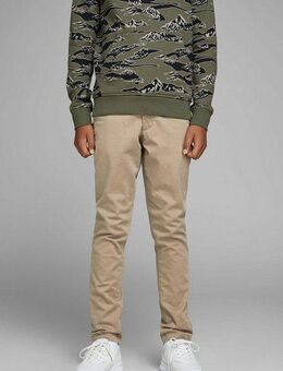 Jack & Jones Junior Chinos JPSTMARCO bequem, elastisch, pflegeleicht unifarben, modisch, slim fit, Web