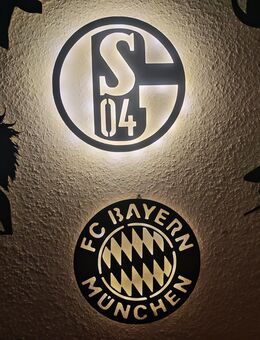 Fußball Deko Lampe Schalke, Bayern und Dortmund - Hannover Herrenhausen-Stöcken