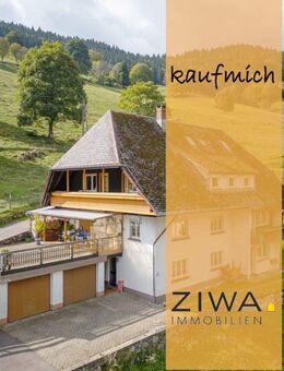 Große Wohnung mit 2 Balkone, Garage, ausbaubarer Speicher - Todtnau
