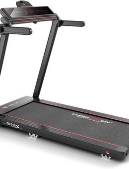 Christopeit Sport® Laufband TM 750 S (mit/ohne Pulsgurt) (95% vormontiert, nur 19 cm flach), bis max. 16 km/h, klappbar, 130 kg max. Benutzergewicht