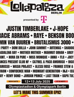 2 Tagesticket Lollapalozza zu verk. - Berlin