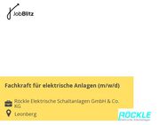 Fachkraft für elektrische Anlagen (m/w/d) - Leonberg (Baden-Württemberg)