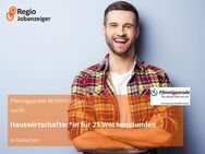 Hauswirtschafter*in für 25 Wochenstunden - München