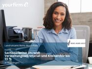 Sachbearbeiter (m/w/d) Verwaltungssekretariat und Kreisarchiv bis 55 % - Waiblingen