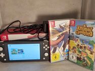 🎮 Nintendo Switch Lite (Grau) OVP + 2 Spiele (Pokémon & Animal Crossing) - Oberhausen