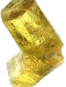 Gelbe Beryll Kristallspitze Facettierqualität Goldberyll Heliodor - Köln