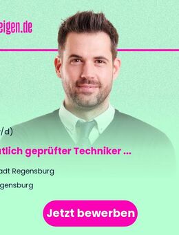 Staatlich geprüfter Techniker (m/w/d) Bautechnik - Regensburg