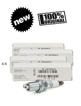 4X ORIGINAL ZÜNDKERZEN OPEL ASTRA J 1.4 55565219 1214112 1214041 - Dortmund Wickede