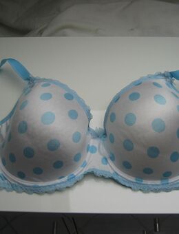 BH 100D neuwertig / ungetragen blau gepunktet - Moosinning