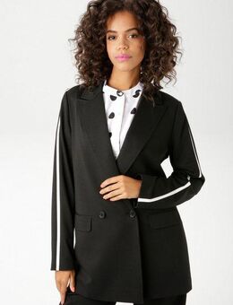 Aniston CASUAL Longblazer mit trendigem Streifen an Schulter und den Ärmeln