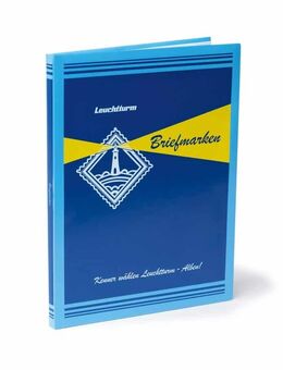 Leuchturm Retro Briefmarkenalbum & Marken/Kleinbögen Lot - Moers