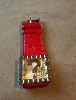 Watch-99 Leslly, Armbanduhr, Damen Uhr, Wristwatch, Women Watch, Montre-bracelet, rot - Lübeck