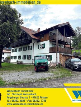 4-Zimmer-Wohnung in bevorzugter Lage in direkter Nähe des Schwangauer Kurparks - Schwangau