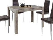 INOSIGN Essgruppe mit Tisch und 4 Stühlen, (Set, 5-tlg), Tischbreite 120 cm Esszimmer Set, Tischgruppe