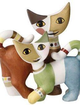 Goebel Dekofigur Rosina Wachtmeister - CatsMio e Bea (1 St), Sammelfigur, Tierfigur