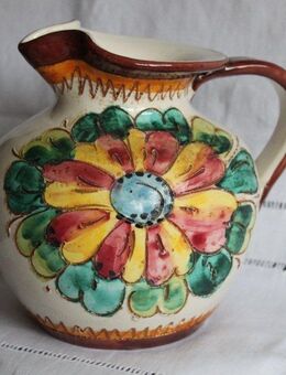 Rustikale Steingut /Keramikvase/ Krug in bäuerlichem Stil - Niederfischbach