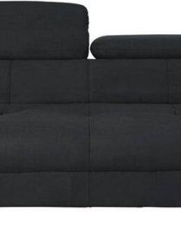 COTTA 3-Sitzer Chef, Big-Sofa mit Kopfteilverstellung, edle Metallkufen