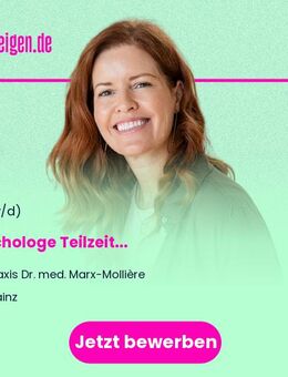 Psychologe (m/w/d) Teilzeit - Mainz